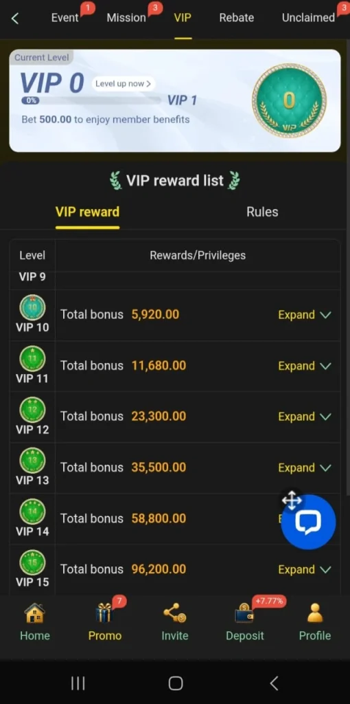 SK888 bet Game VIP Bonus