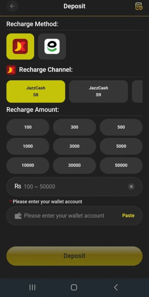 3R3R Deposits and withdrawal Method Image
