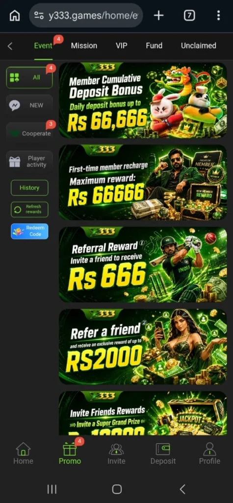 Y333 mobile game